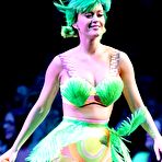 Second pic of Katy Perry performing on stage for her Prismatic concert tour