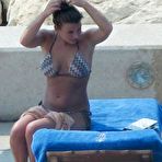 First pic of Busty Coleen Rooney sexy in bikini poolside paparazzi shots