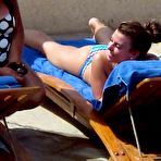 Second pic of Busty Coleen Rooney sexy in bikini poolside paparazzi shots
