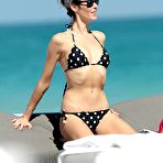 Fourth pic of Nicole Trunfio sexy in bikini on a beach
