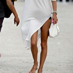 First pic of Alessandra Ambrosio in bikini on a beach