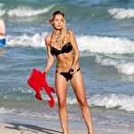 Second pic of Petra Benova in black bikini on a beach
