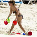 First pic of Coleen Rooney seen on the beach while in Barbados
