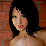 Third pic of Monika Vesela - Good looking brunette model Monika Vesela strips outdoors and shows her hot body.