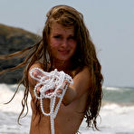 First pic of Nastya A - Petite Nastya A takes her clothes off to get a perfect tan and to enjoy a naked swim.