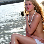 Third pic of Nastya A - Nastya A goes for a walk along the beach to enjoy her naked body and to make photos.