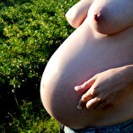 Third pic of PinkFineArt | Pregnant Jean Shorts 25 from Pregnant Kristi