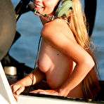 Second pic of Natalia B - Natalia B takes her sexy clothes off on the boat and shows us her fantastic tight ass