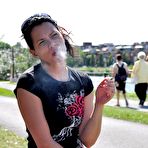 Fourth pic of PinkFineArt | Cigarette In The Park from Smoking Mina