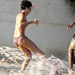 Second pic of Rihanna plays beach soccer with friends in Barbados