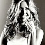 First pic of Jennifer Aniston no bra and hard nipples black-&-white scans