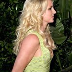 Third pic of Britney Spears in short green dress paparazzi shots