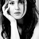 First pic of Monica Bellucci sexy posing black-&-white scans