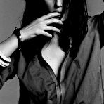 Fourth pic of Monica Bellucci sexy posing black-&-white scans