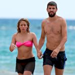 Fourth pic of Shakira wearing bikinis at a beach in Hawaii