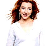 Fourth pic of Alyson Hannigan non nude posing photoshoots