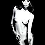 First pic of Abbey Lee Kershaw sexy and naked b-&-w scans