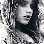 Second pic of Abbey Lee Kershaw black-&-white topless scans from magazines