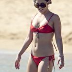 Fourth pic of Vanessa Hudgens caught in red bikinie on the beach