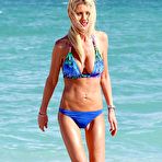 Second pic of Tara Reid cleavage & cameltoe in bikini