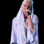 First pic of Pink performs in semi transparent clothing on 52nd Grammy Awards stage and sang Glitter in the Air