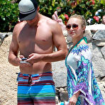 Second pic of Hayden Panettiere in green bikini in Cabo San Lucas