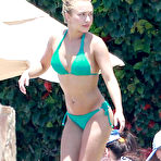 Third pic of Hayden Panettiere in green bikini in Cabo San Lucas