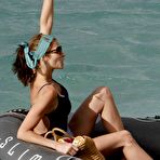 Third pic of Stephanie Seymour wearing a swimsuit on the beach