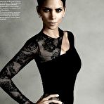 Second pic of Halle Berry sexy posing mag scans