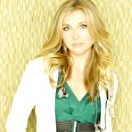 Third pic of Sarah Chalke sexy posing photoshoots from mags