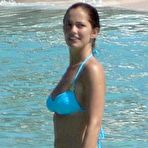 Second pic of Minka Kelly deep cleavage in blue dress