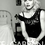 Third pic of Madonna sexy posing for Dolce & Gabbana photoshoot