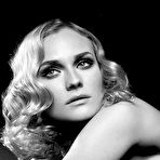 Third pic of Diane Kruger sexy ans ee through black-&-white scans