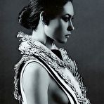 First pic of Olga Kurylenko black-&-white scans from mags