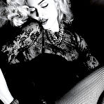 First pic of Madonna black-&-white sexy posing scans