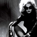 Third pic of Madonna black-&-white sexy posing scans