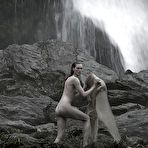 Fourth pic of Alyssa Sutherland fully nude in Vikings