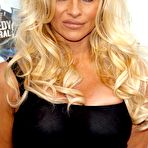 First pic of Pamela Anderson hard nipples under semi-transparent dress