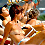 First pic of Topless beach chicks