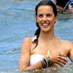 Second pic of Alessandra Ambrosio caught in white bikini in Hawaii