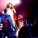 Second pic of Alexandra Burke sexy performs at Belfats Waterfront