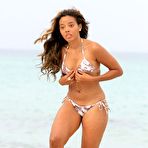 Second pic of Angela Simmons caught in bikini on the beach in Miami