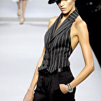 Third pic of Anja Rubik sexy catwalk shots