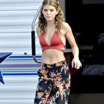 Third pic of AnnaLynne McCord bikini top on the set of 90210 in Huntington Beach