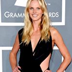 Fourth pic of Anne Vyalitsyna exposed her long legs at Grammy Awards