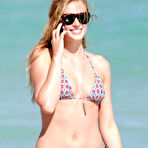 Third pic of Anne Vyalitsyna sexy in bikini on the beach