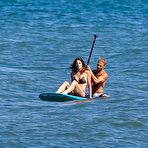 Fourth pic of Ashley Greene wearing a Bikini at the Beach in Malibu