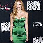 Second pic of Bella Thorne cleavage in green dress