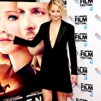 Third pic of Jennifer Lawrence without bra under black jacket