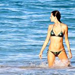 First pic of Alessandra Ambrosio in a bikini on a beach in St Barths